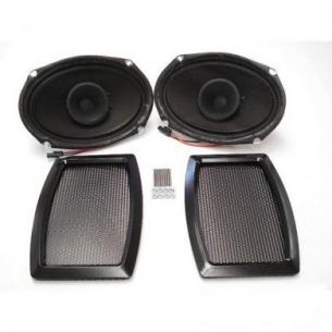 1965-1970 FORD MUSTANG DELUXE 6X9 REAR SPEAKER AND GRILL KIT